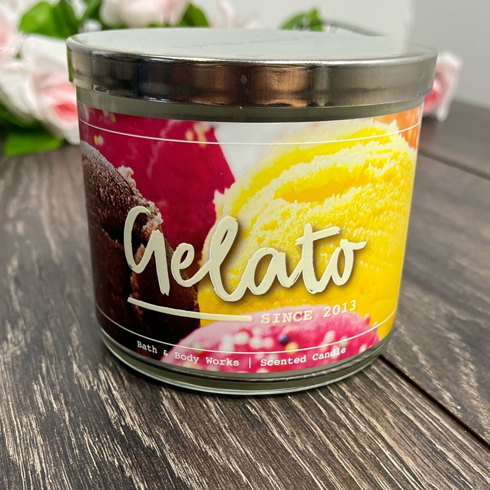 Gelato Bath & Bodyworks 3 Wick Candle